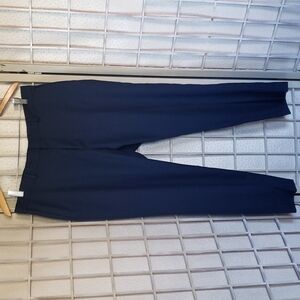 Zara navy blue Patterned casual dress mens pants size 32 nwt